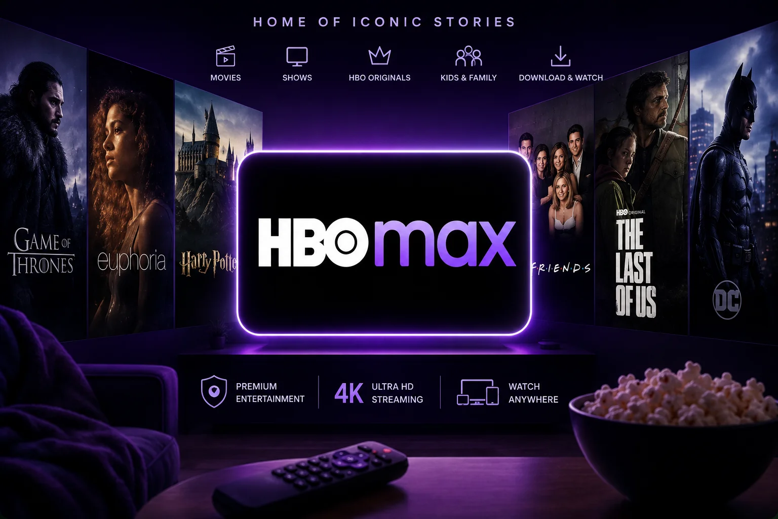 HBO Max subscription editorial photography